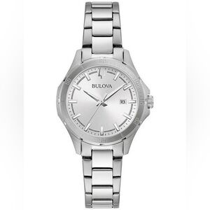 Bulova Ladies’ Sport Classic Quartz Stainless Steel Watch - Women’s #96M160